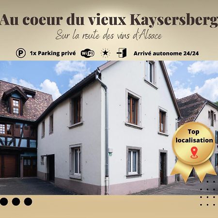 Gite Au Coeur Du Vieux Kaysersberg - Parking Prive & Wifi Esterno foto