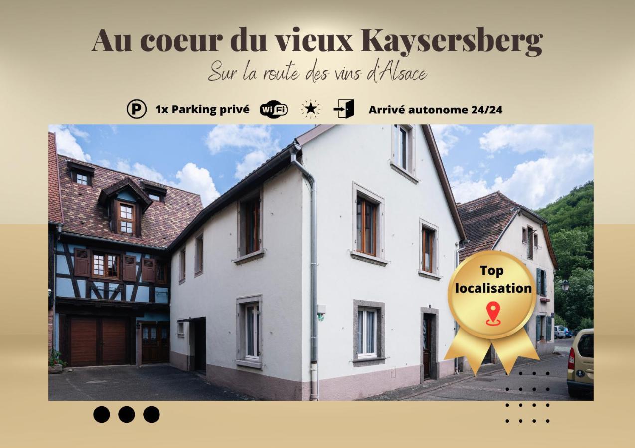 Gite Au Coeur Du Vieux Kaysersberg - Parking Prive & Wifi Esterno foto